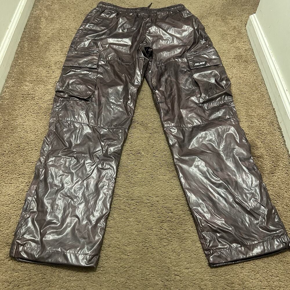 Palace Skateboards P-Stealth Shell Cargo Pants 'Purple Camo' Size Large